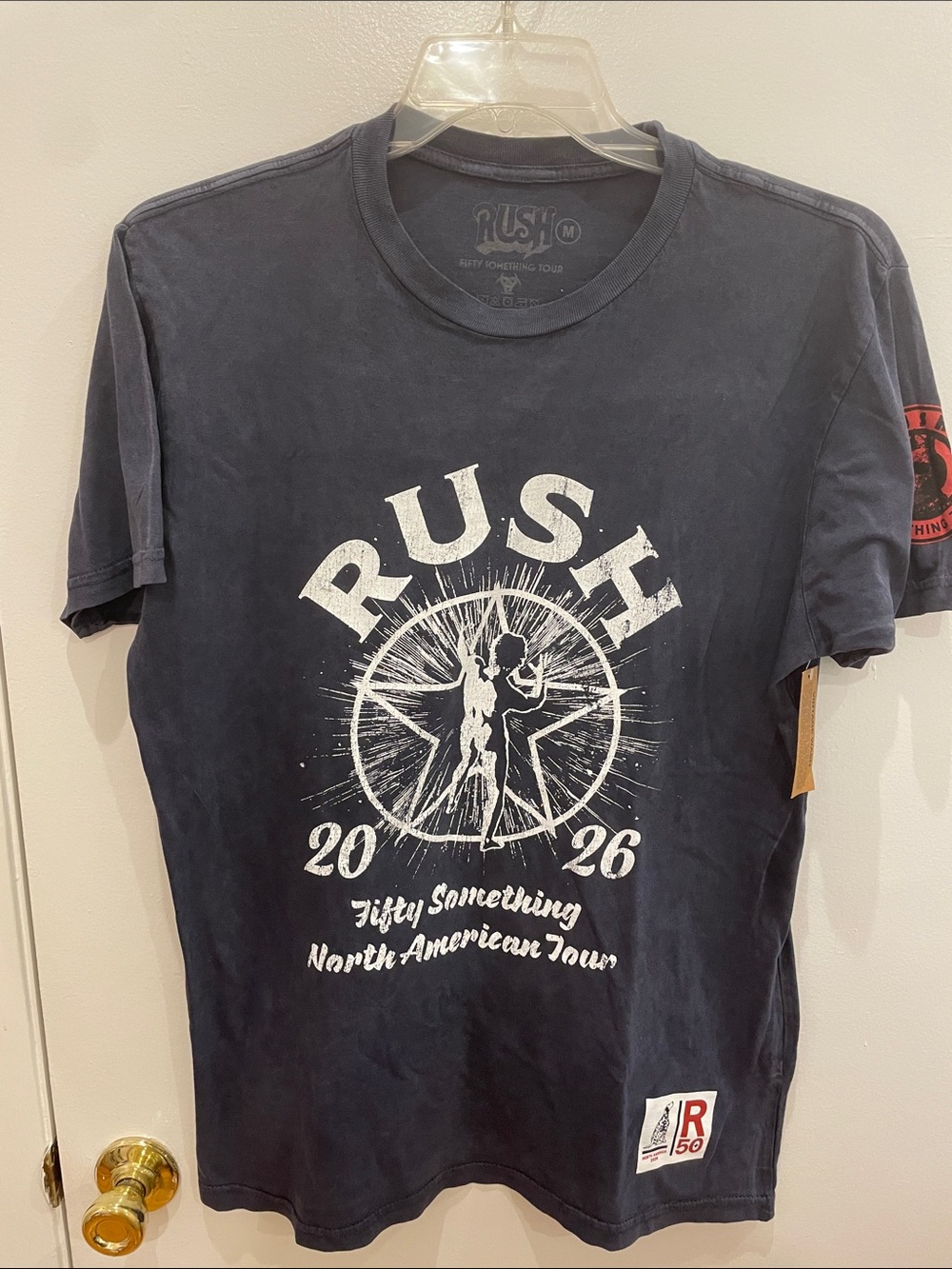 Rush Fifty Something tour tee size medium NWT